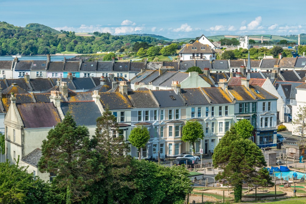 Terraced houses in Plymouth