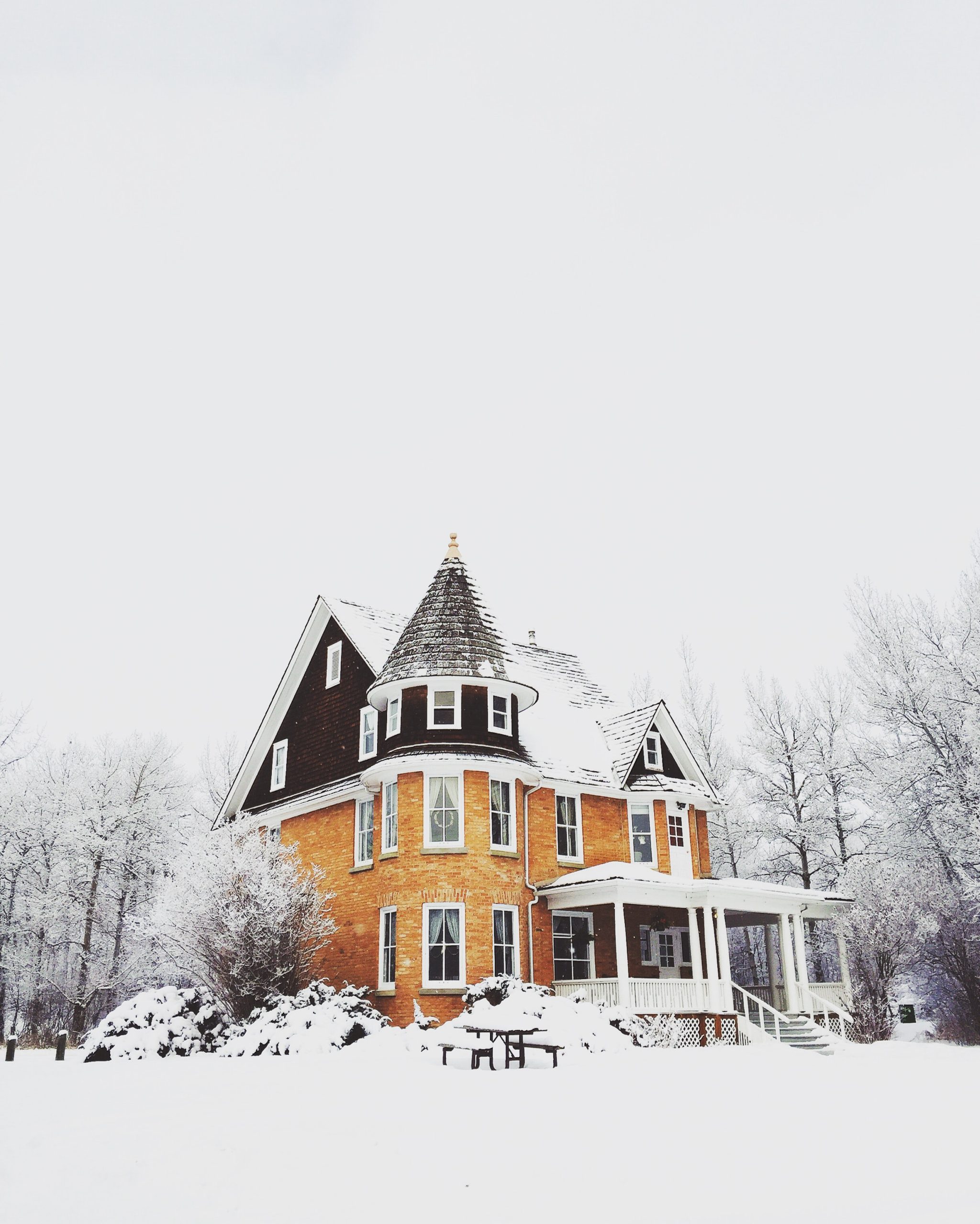 House in snow