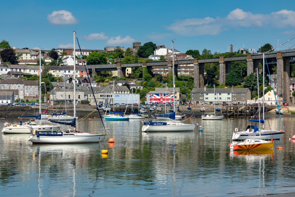 Saltash view from river