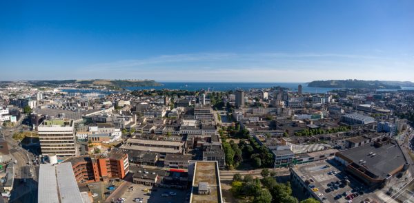 Plymouth aerial view